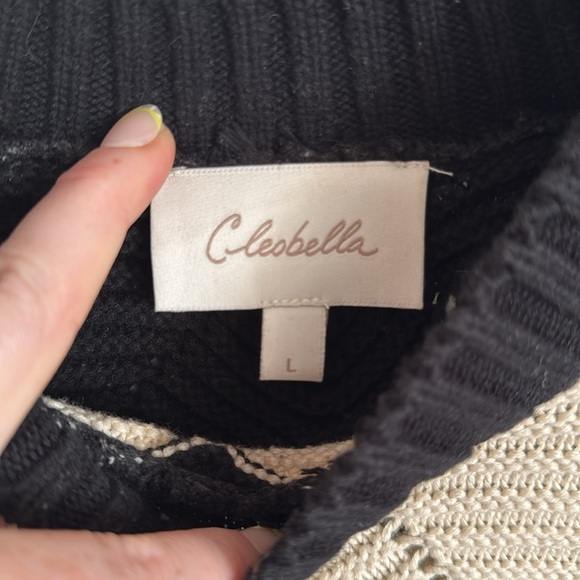 Cleobella // Black & Ivory Kori Sweater - Picture 7 of 10